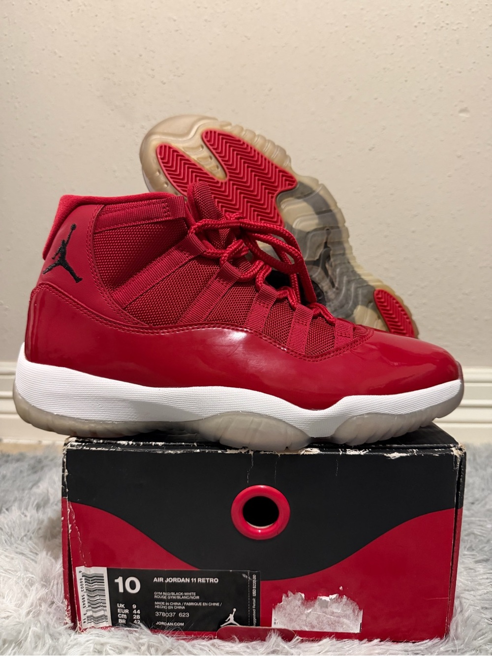 Size 10 - Jordan 11 Retro High Win Like '96